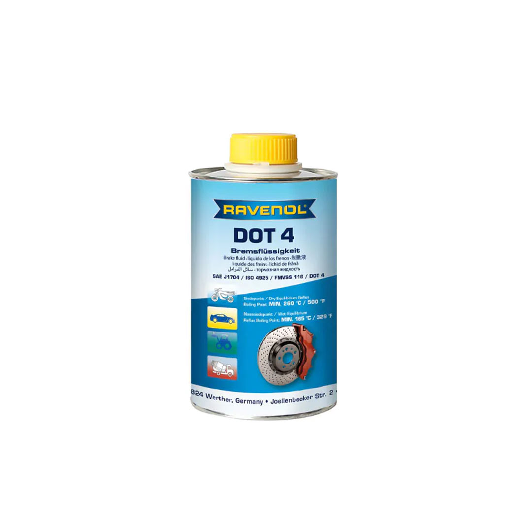 روغن ترمز راونول (RAVENOL) مدل DOT 4 حجم ۰.۵ لیتر