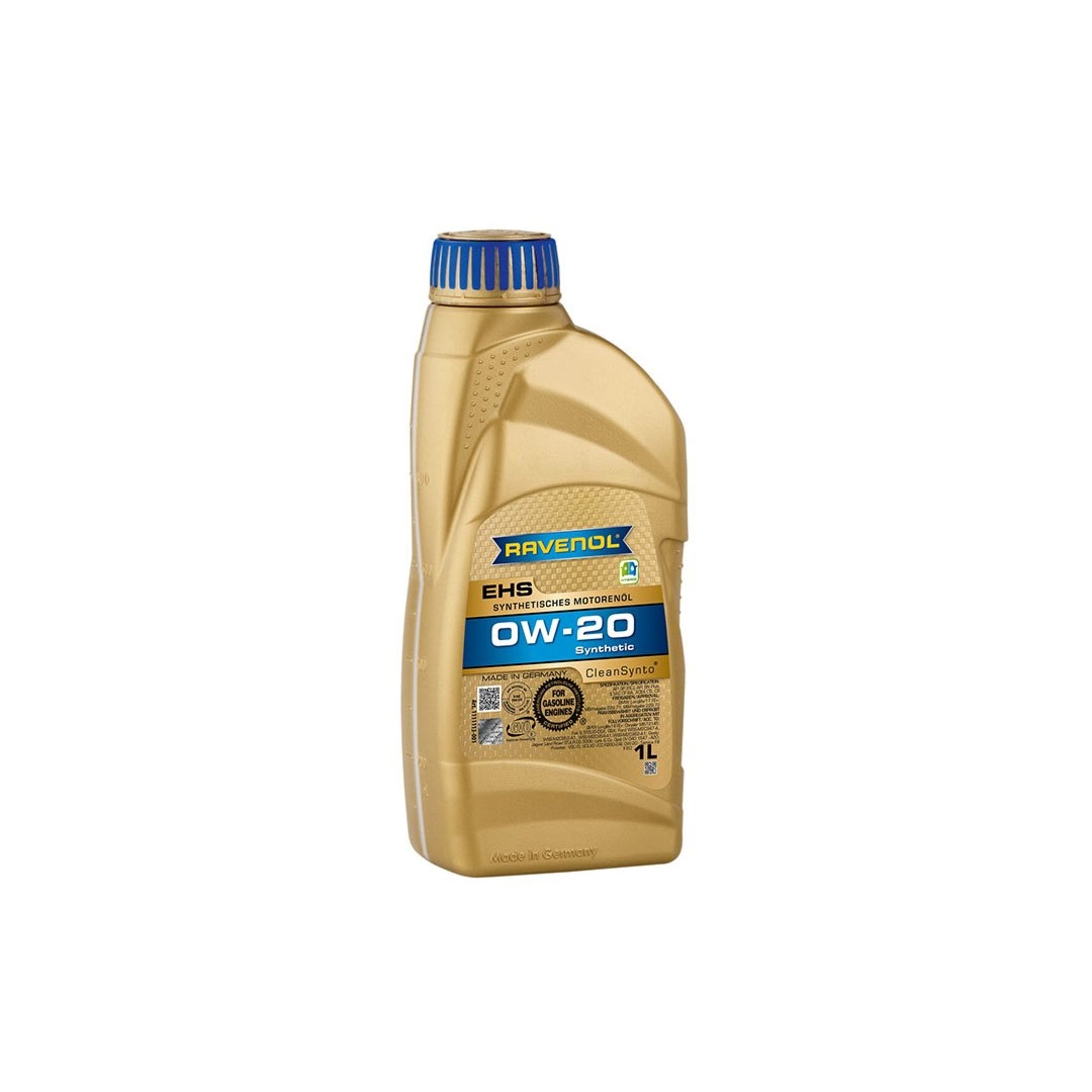 روغن موتور یک لیتری راونول مدل EHS 0W20 فول سنتتیک API SN