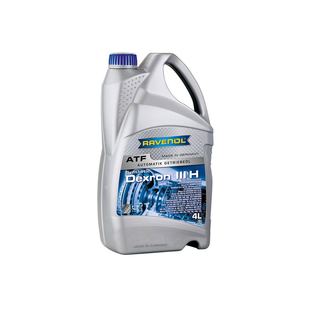 روغن گیربکس راونول ATF DEXRON IIIH چهار لیتری (RAVENOL ATF Dexron III H 4L)