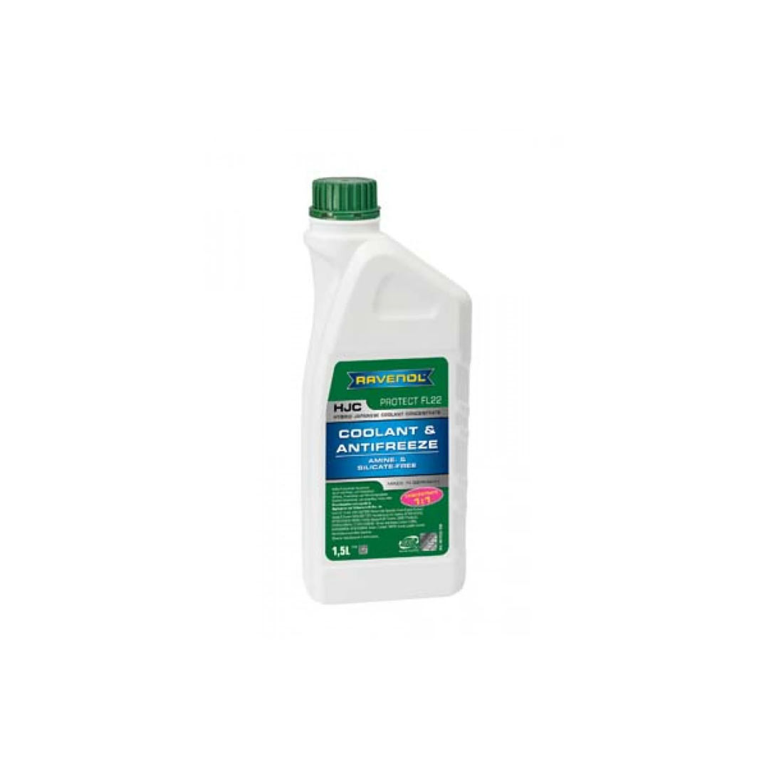 ضدیخ و ضدجوش اصلی راونول (RAVENOL) مدل HJC سبز حجم ۱.۵ لیتر